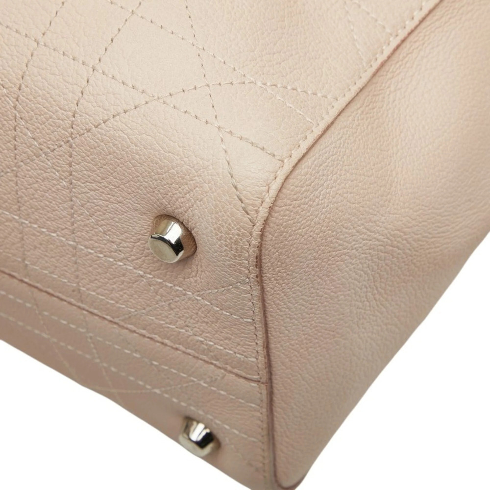 CHRISTIAN DIOR Pink Leather Shoulder Bag - Picture 6 of 11